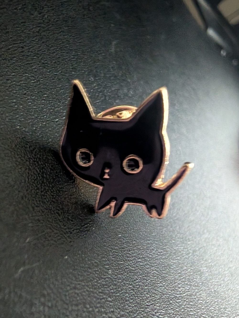 Cute Black Cat Enamel Pin 🐱🖤